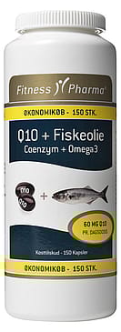 Fitness Pharma Q10 m/fiskeolie 150 kaps.
