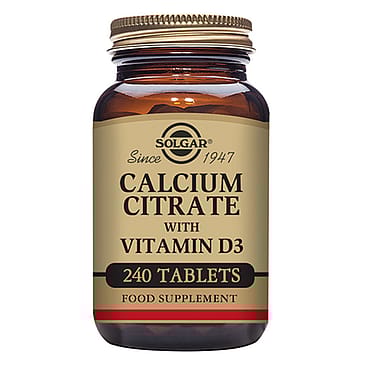 Solgar Calcium Citrate+D3 240 tabl.