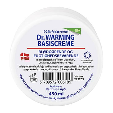 Dr. Warming Basiscreme i krukke 450 ml