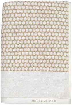 Mette Ditmer GRID Badehåndklæde Sand 70 x 140