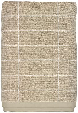 Mette Ditmer TILE STONE Badehåndklæde Sand 70 x 140 cm