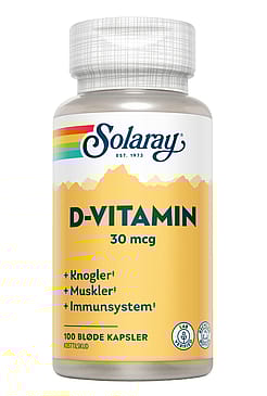 Solaray D3 Vitamin 30 mcg 100 kaps.