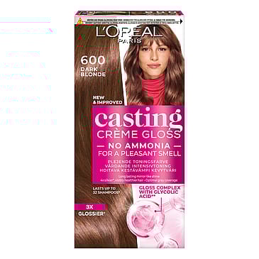 L'Oréal Paris Casting Crème Gloss Semipermanent Hårfarve 600 Dark Blonde