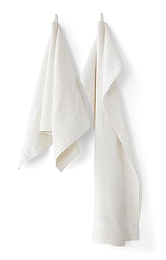 Compliments Slow Towel 2-pak Cream 50x100 cm