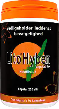 Hyben Vital Lito® Hyben Pulver Vegetabilsk 250 kaps.