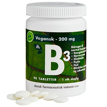 Dansk Farmaceutisk Industri B3 200 mg 90 tab 90 tabl.