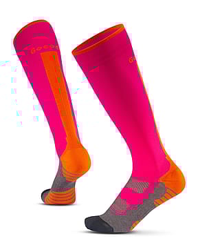 Gococo Compression Superior Strømpe Cerise M (33-39 cm around calf)