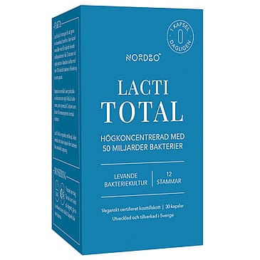 Nordbo Lacti Total 30 kaps.