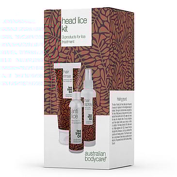 Australian Bodycare 3 produkter til lusebehandling med Tea Tree Oil