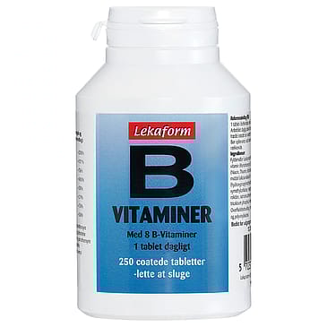 Lekaform B-Vitaminer 250 tabl.